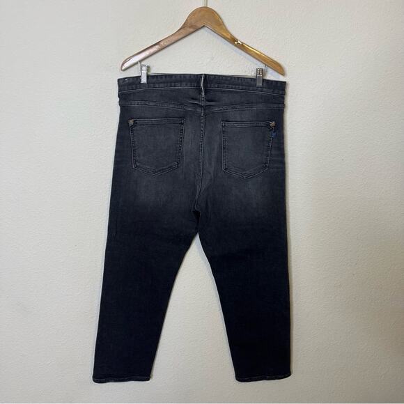 Anthropologie Pilcro The Selvedge Borrowed Jean Charcoal Black Distressed 32 - Picture 7 of 13